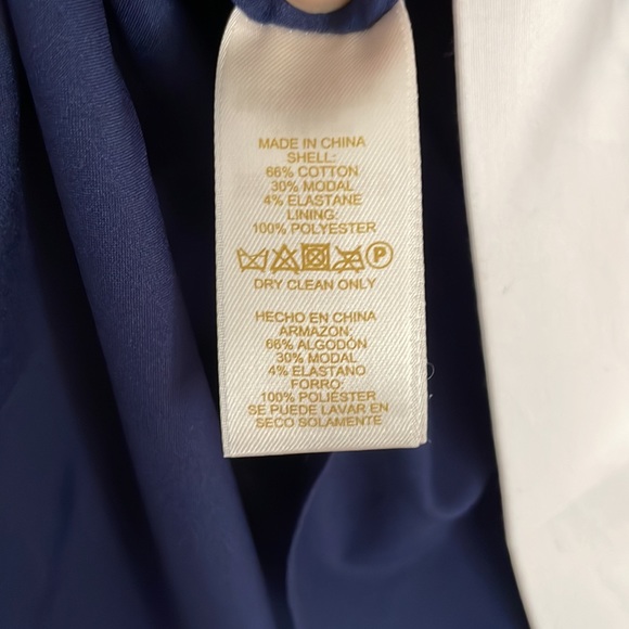 Kate Spade Navy and Orange Belted Dress - Picture 11 of 12